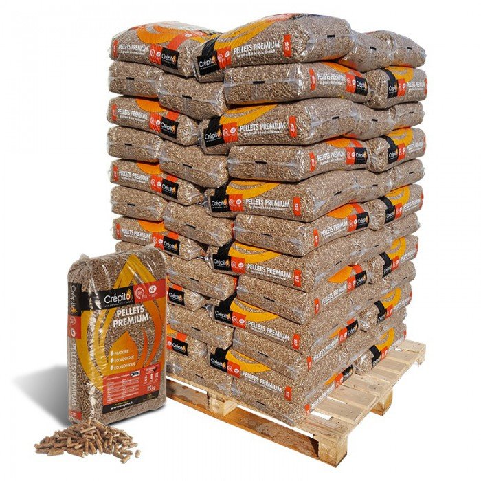 Granulés de bois HP+ Piveteau – Sacs de 15 kg