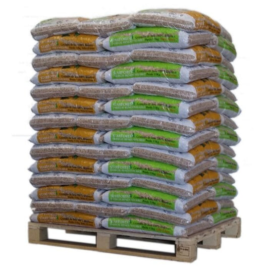 Holzpellets Starforest 100% Nadelholz – 70 Säcke à 15 kg – DINplus