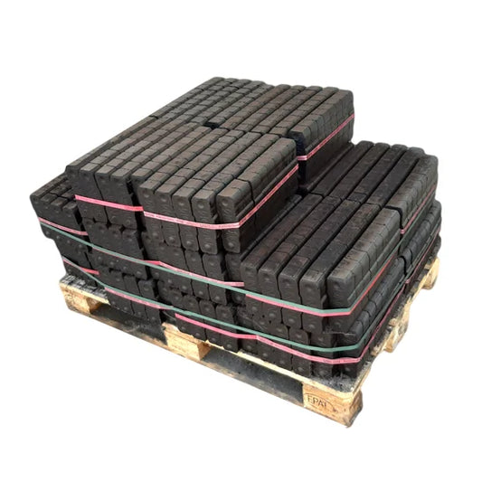1/2 Palette Braunkohlebriketts – 20 Säcke à 25 kg