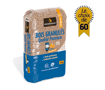 Granulés de bois 72 sacs 15 kg