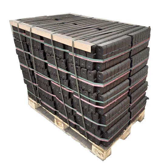 Braunkohlenbriketts – Palette 1 Tonne (40 Säcke à 25 kg)