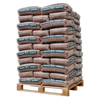 Holzpellets Premium Brazeco – Palette 65 Säcke à 15 kg – DINplus